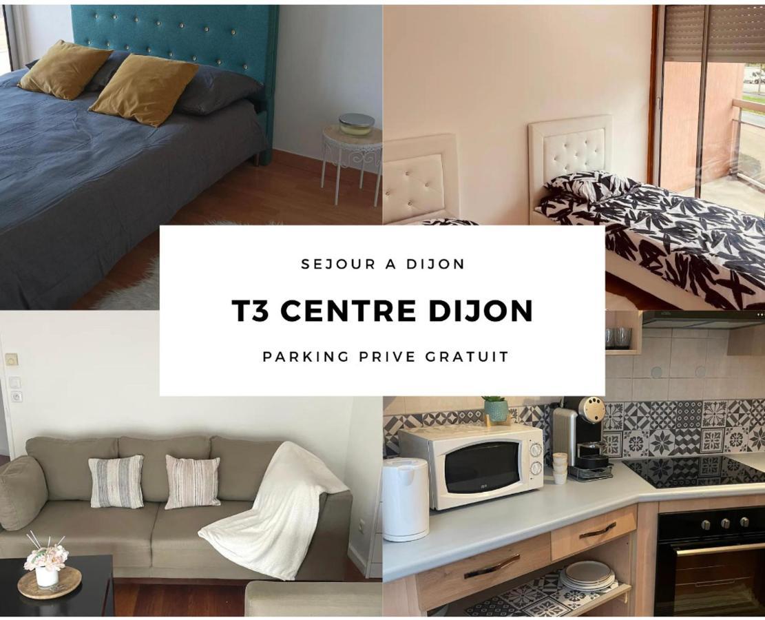 Appartement 2 chambres avec parking privé gratuit Dijon Extérieur photo